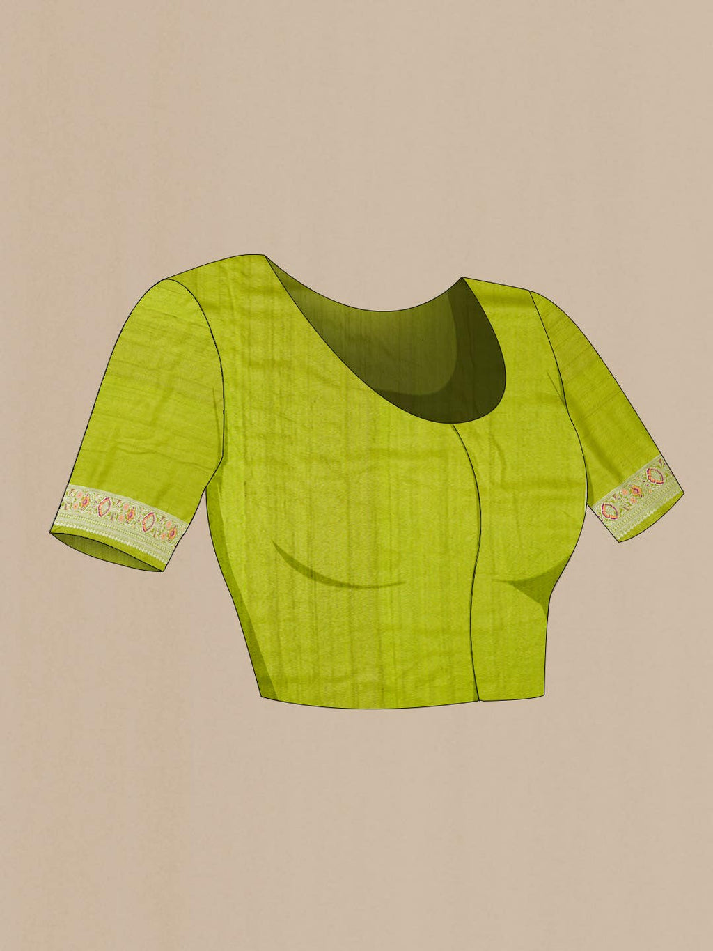 Green Banarasi Georgette Saree