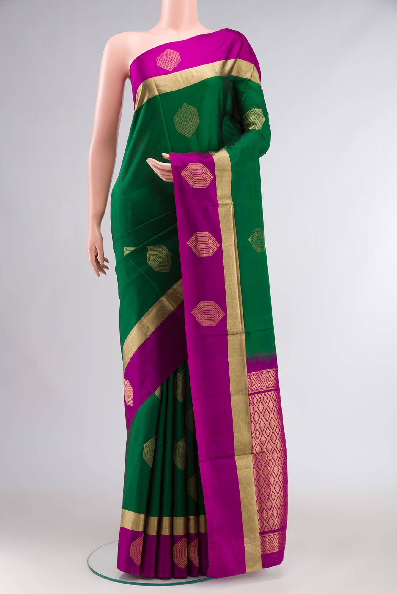 Green Soft Silk Saree