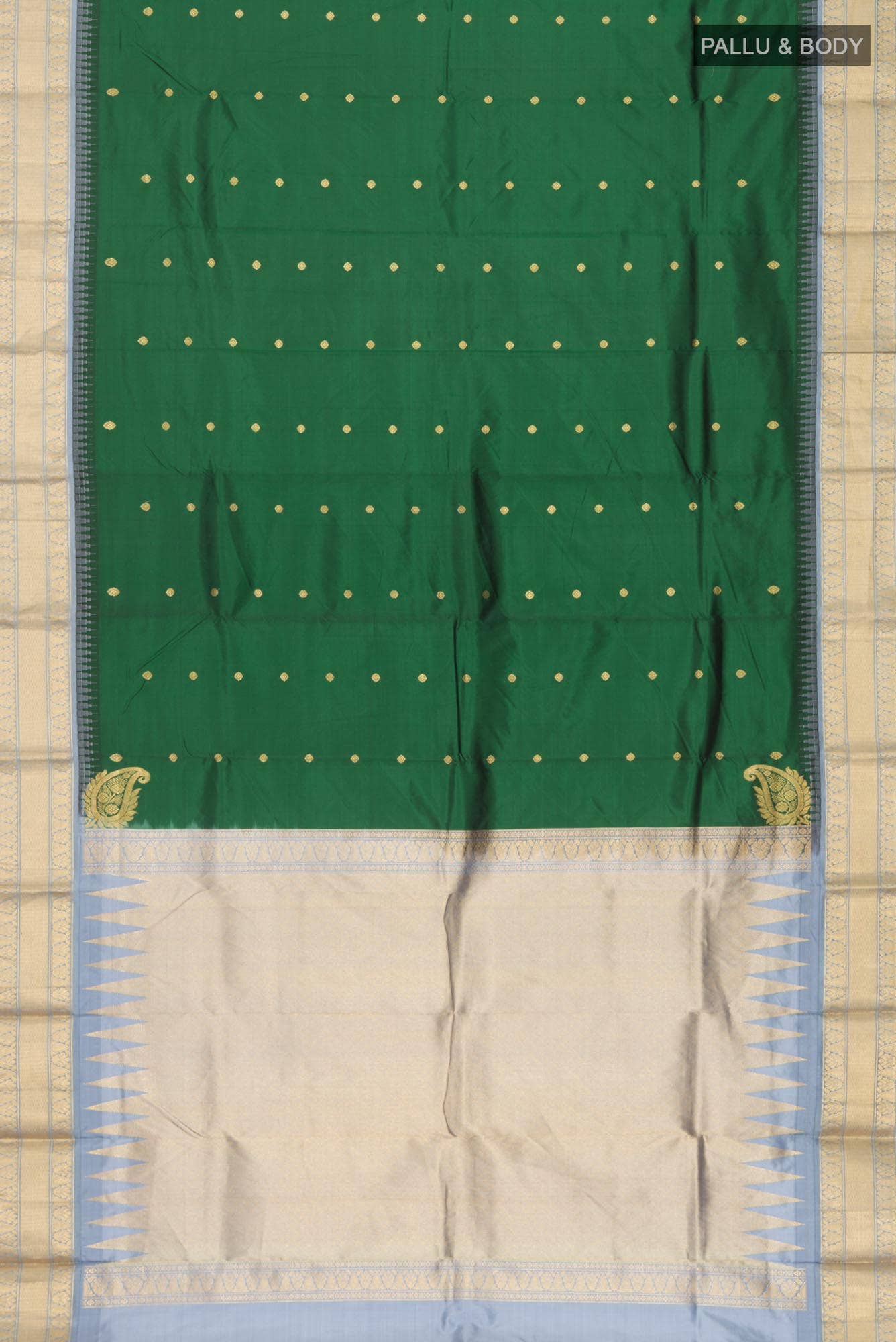Green Bangalore Silk Saree