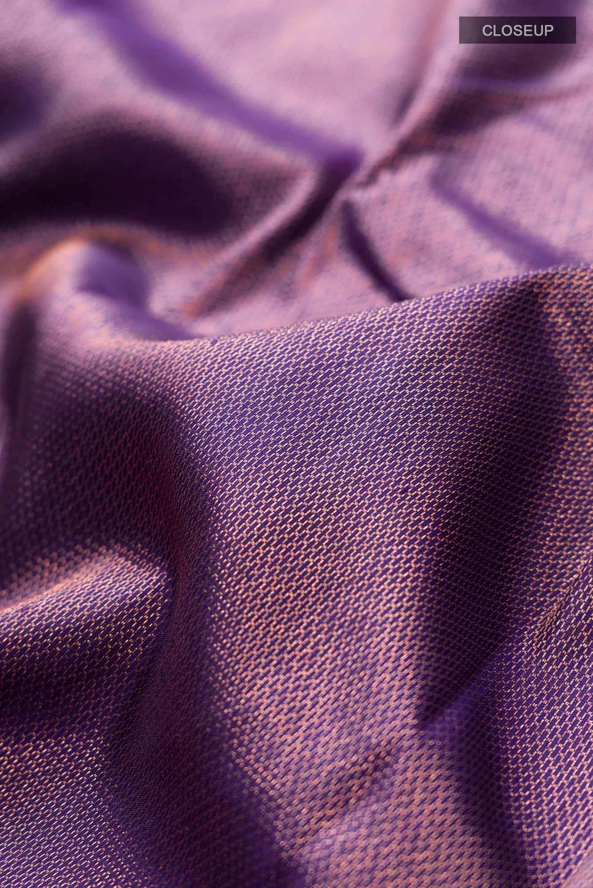 Purple Kanchipuram Silk Saree