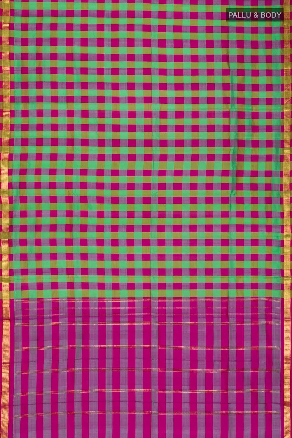 Multi Kanchipuram Silk Saree