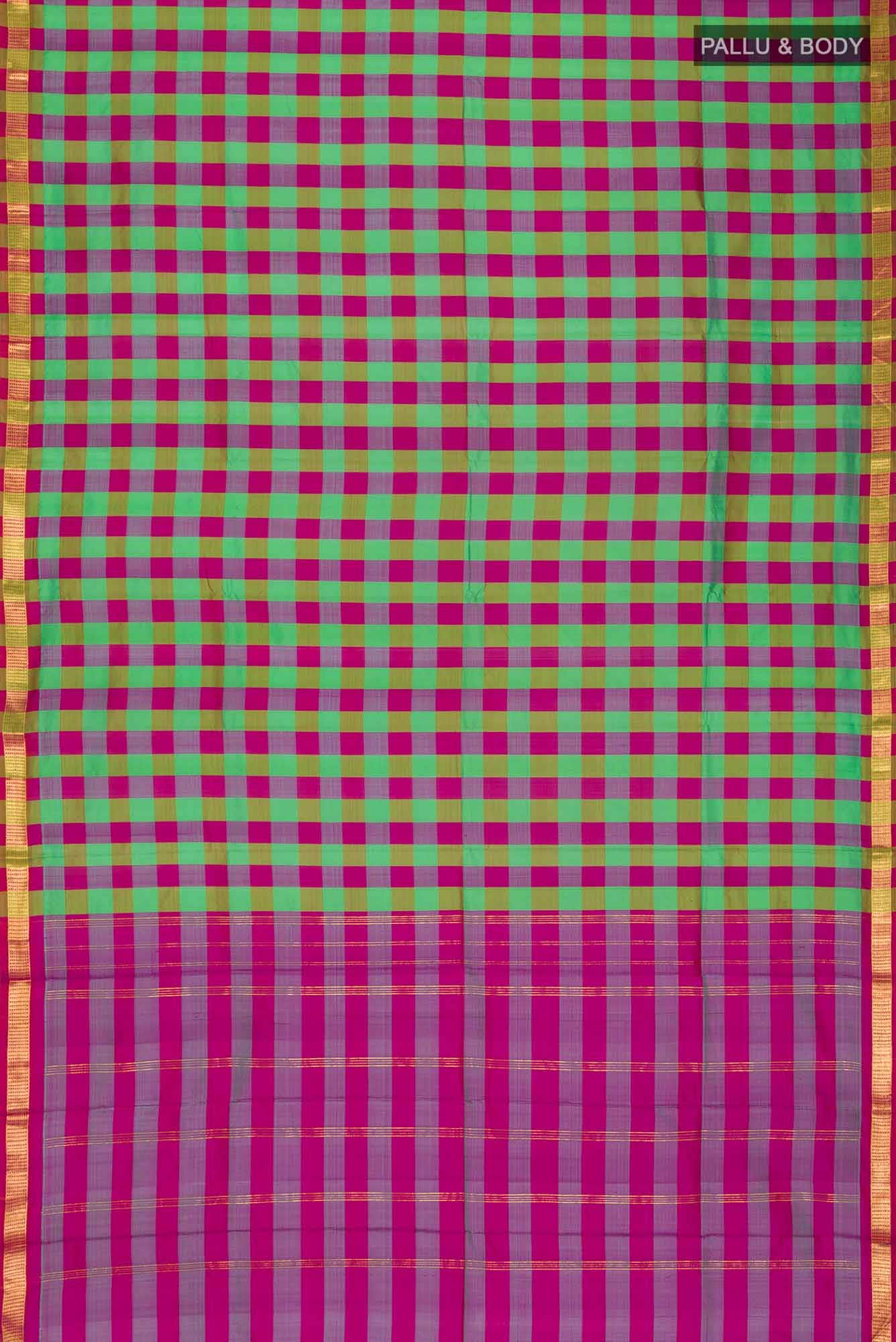 Multi Kanchipuram Silk Saree