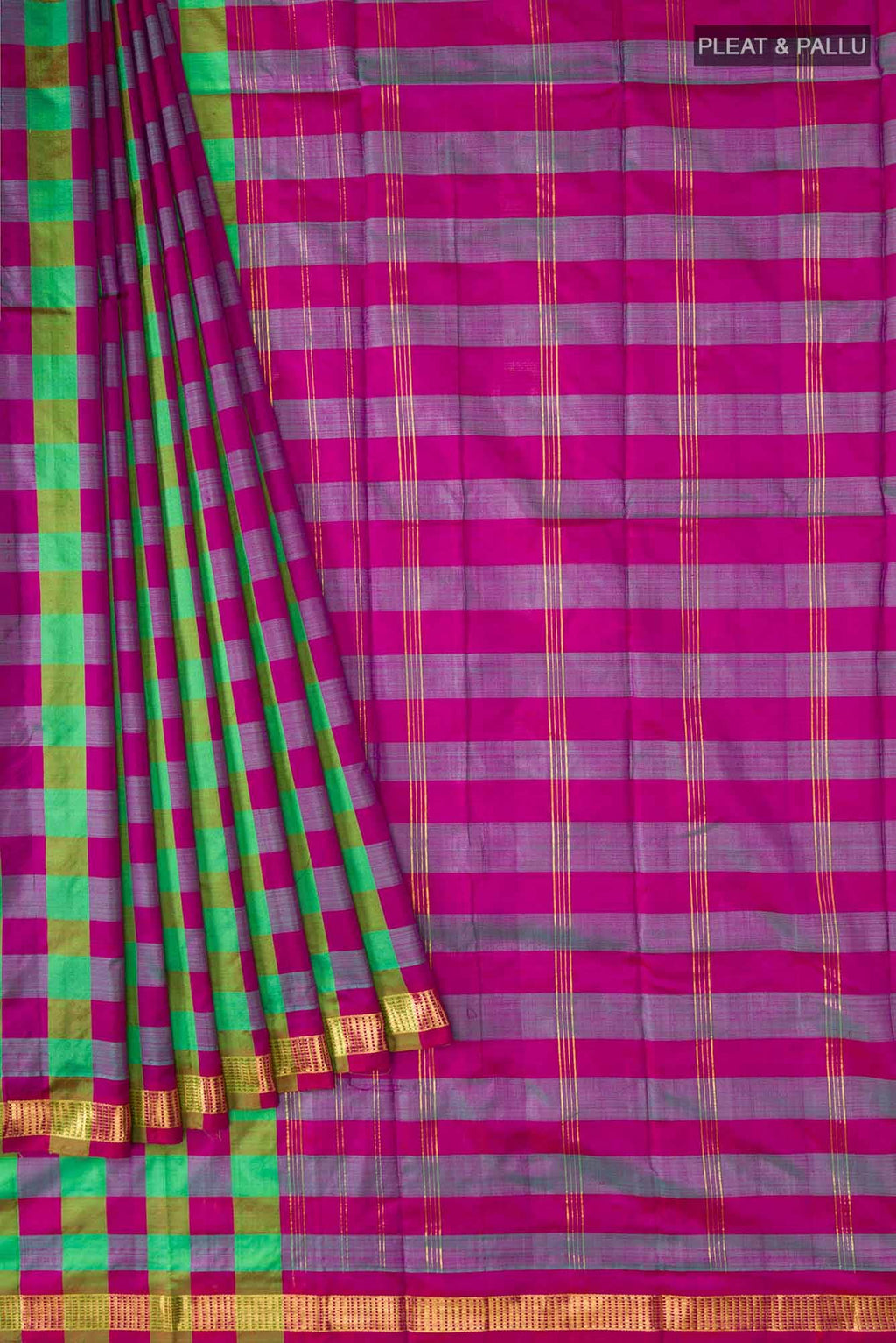 Multi Kanchipuram Silk Saree