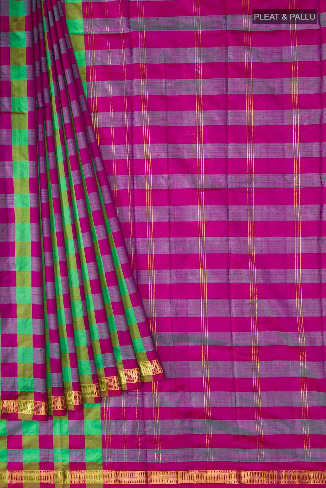 Multi Kanchipuram Silk Saree