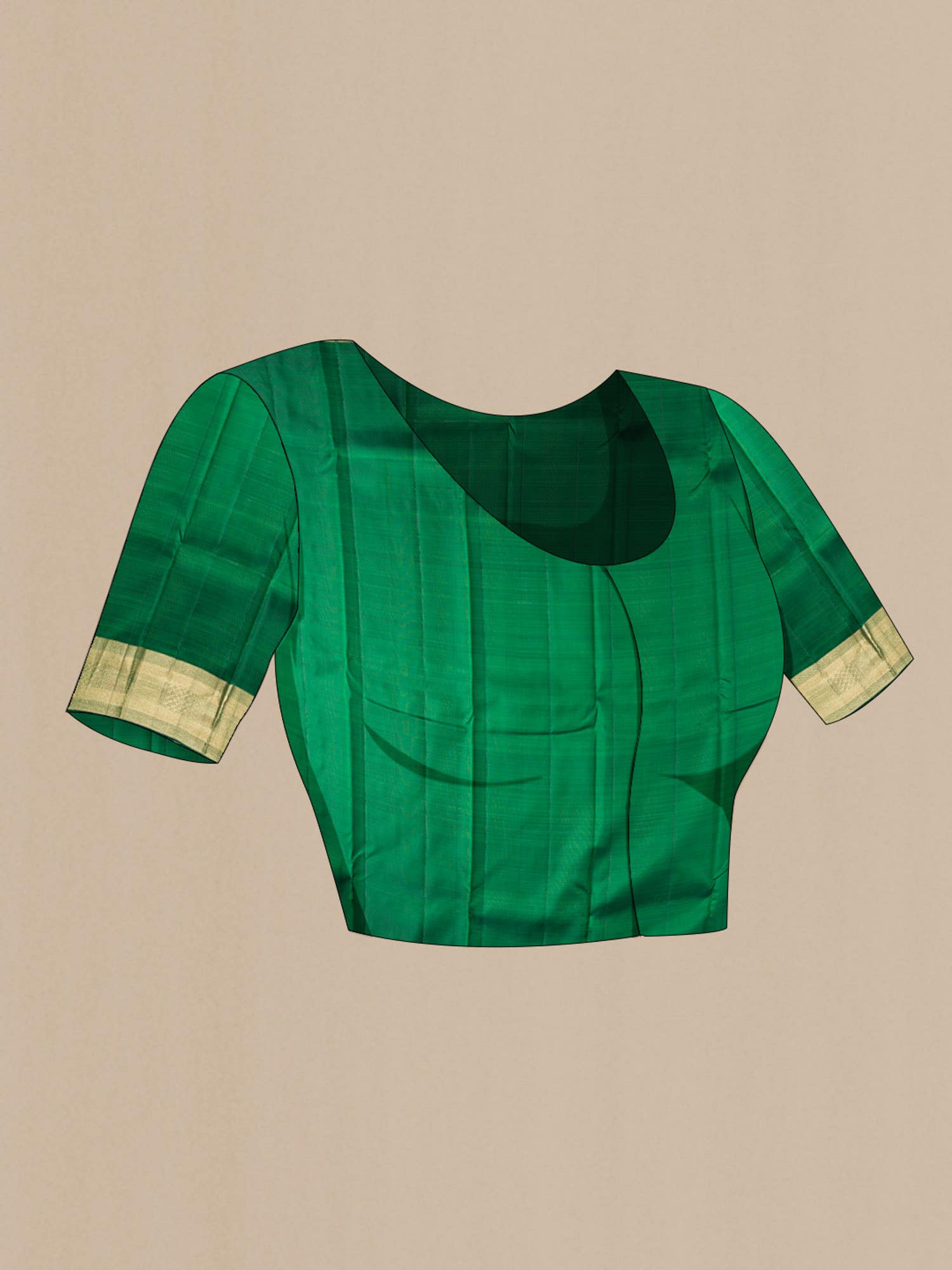 Green Kanchipuram Silk Saree