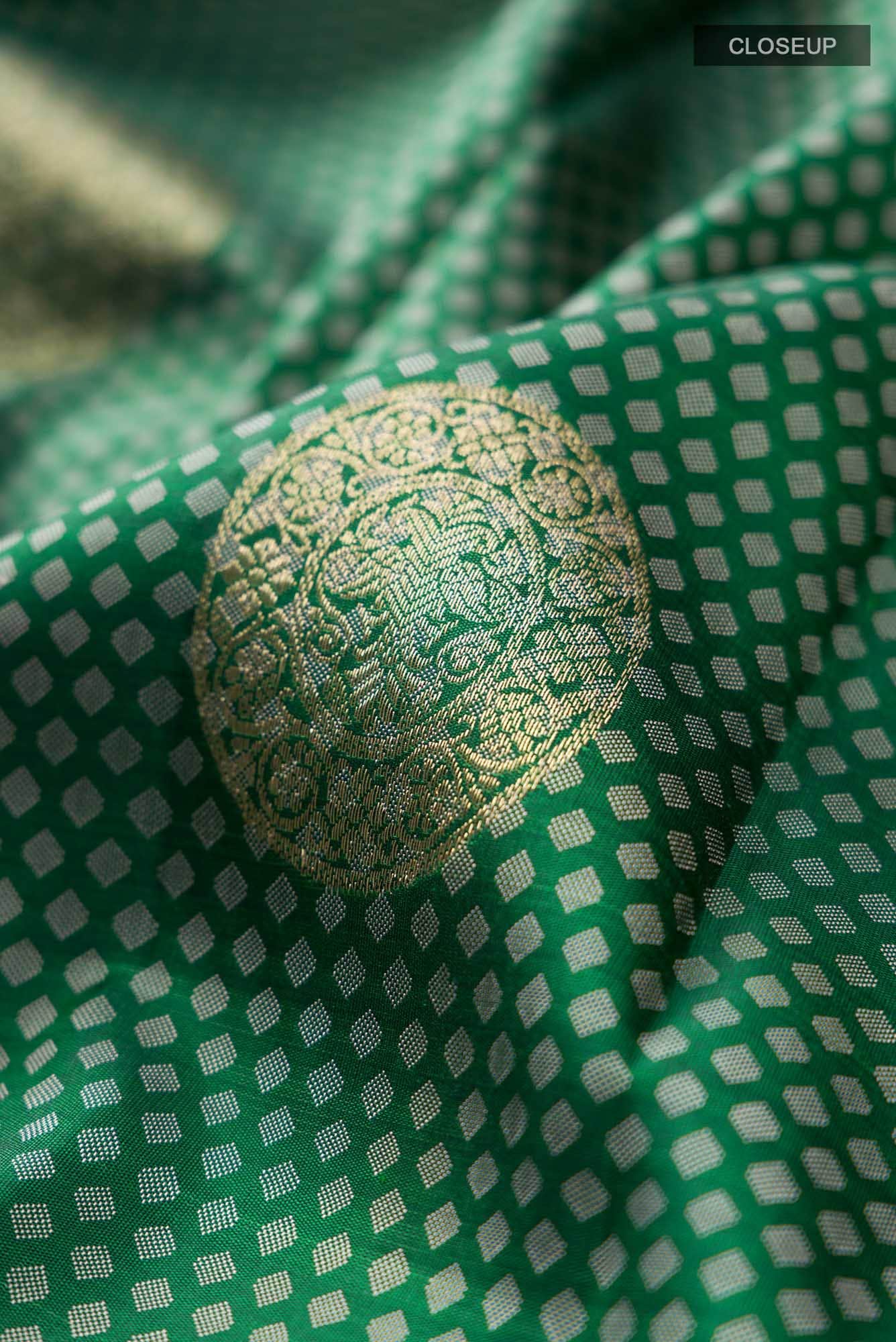Green Kanchipuram Silk Saree