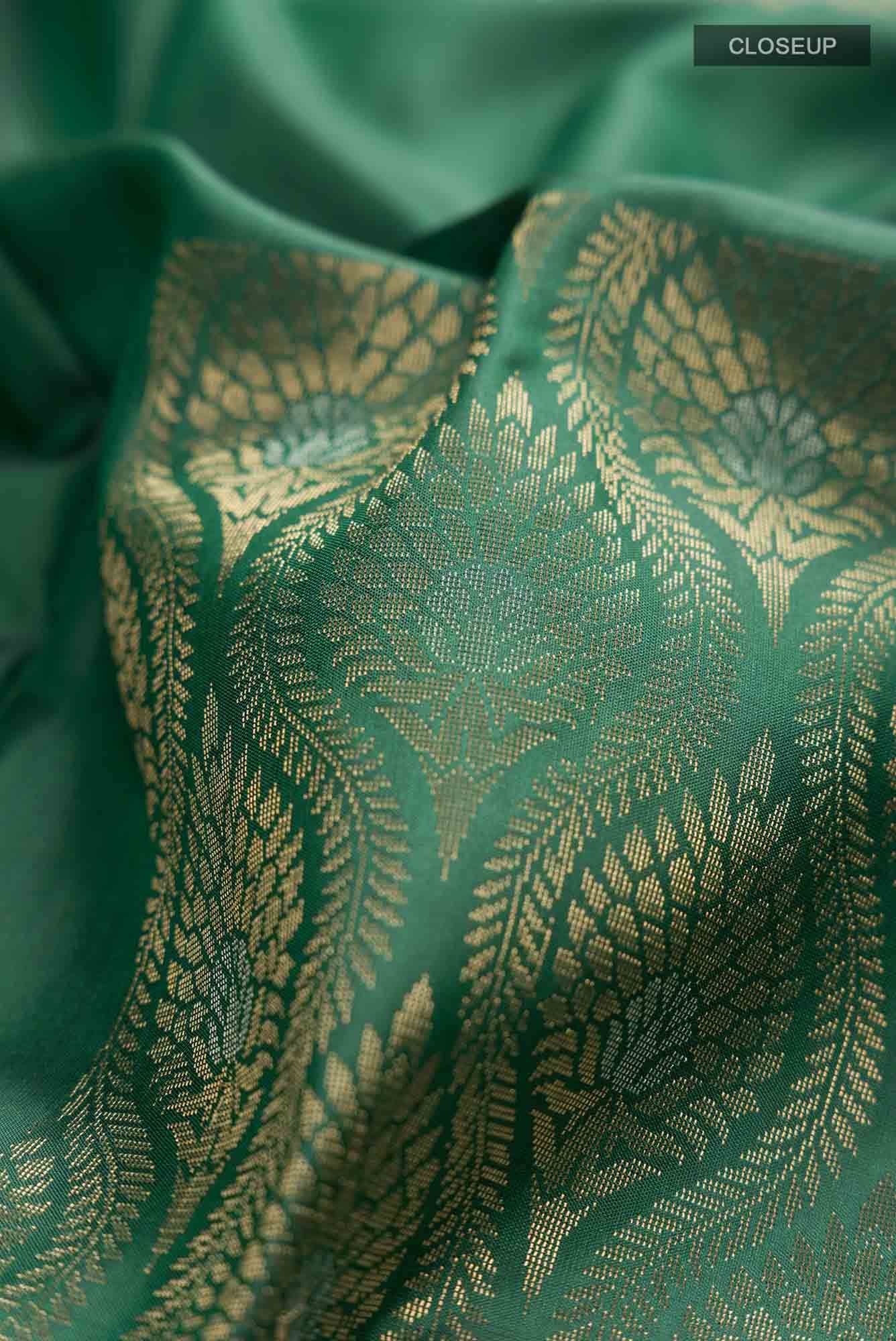 Green Uppada Silk Saree