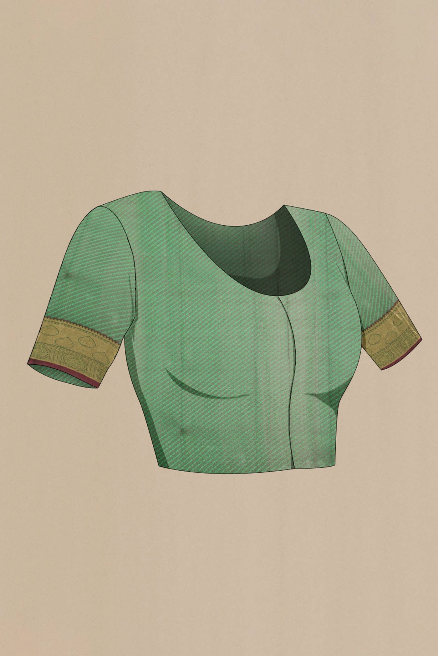 Green Kanchipuram Silk Saree