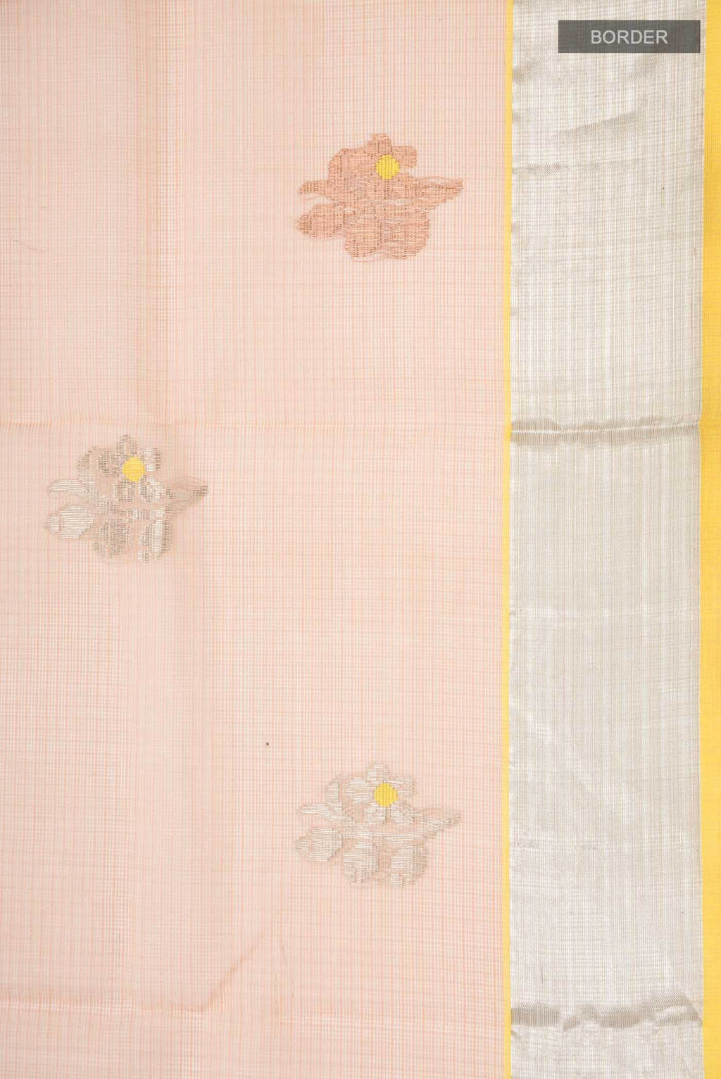 Peach Kota Silk Saree