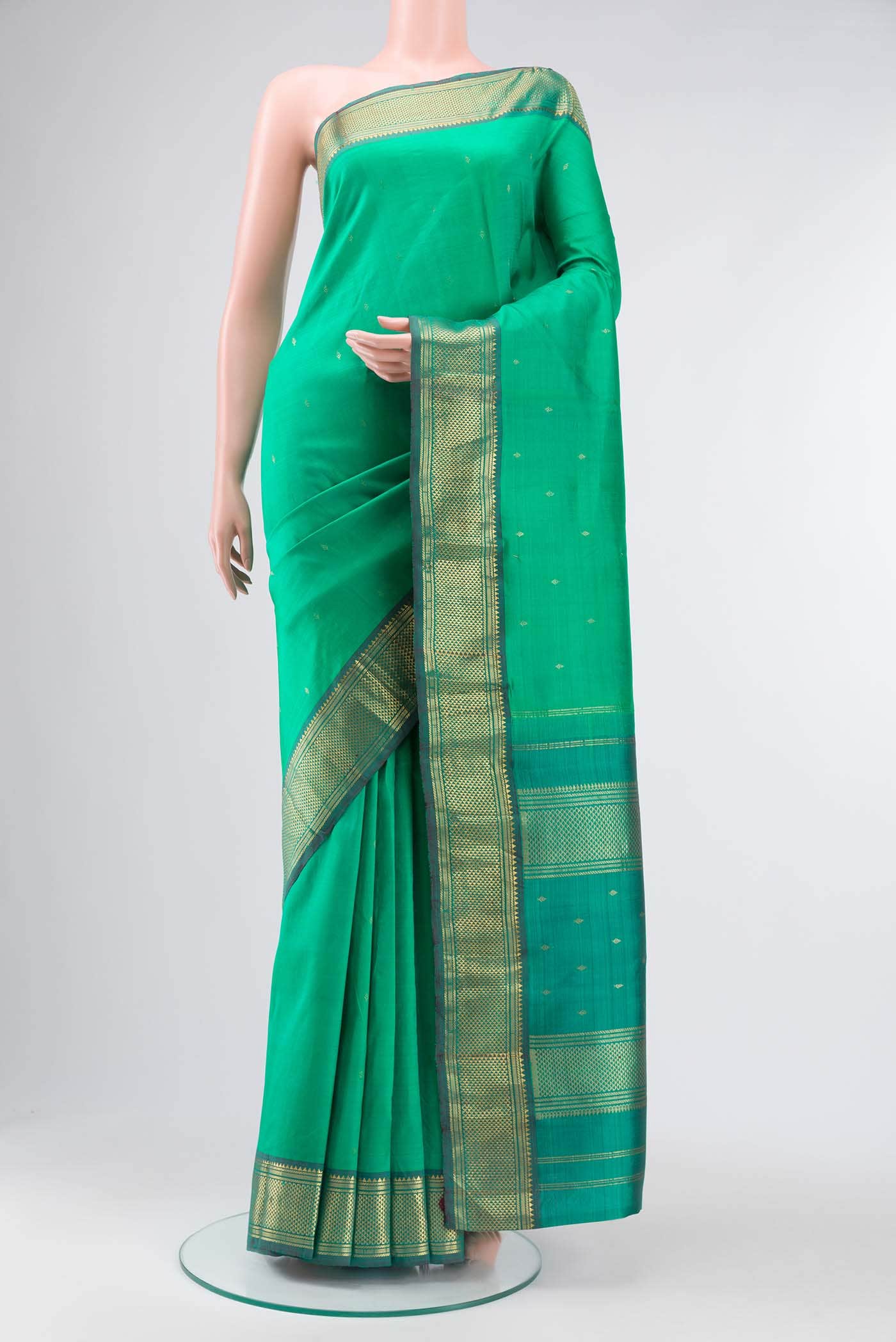 Green Kanchipuram Silk Saree