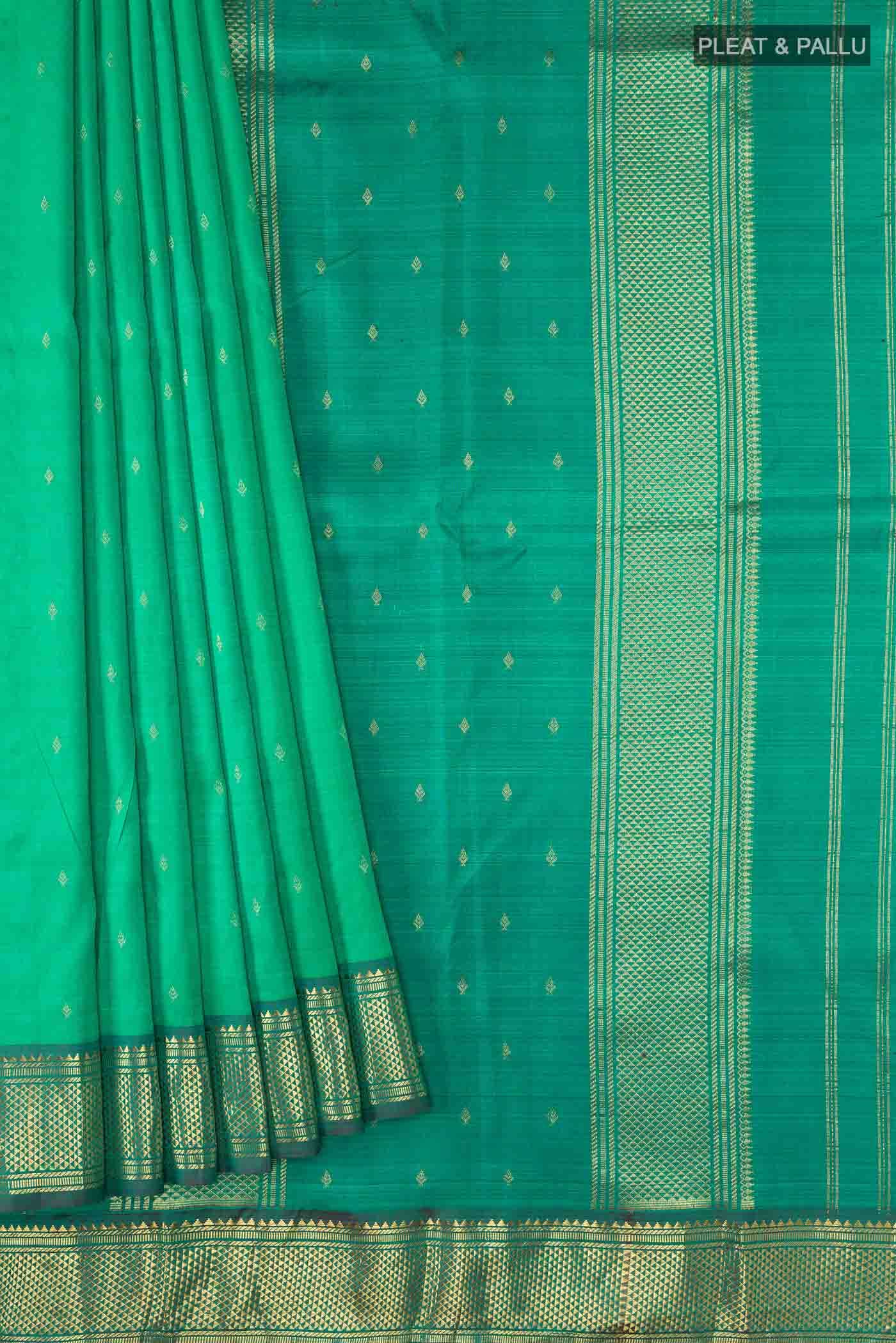 Green Kanchipuram Silk Saree