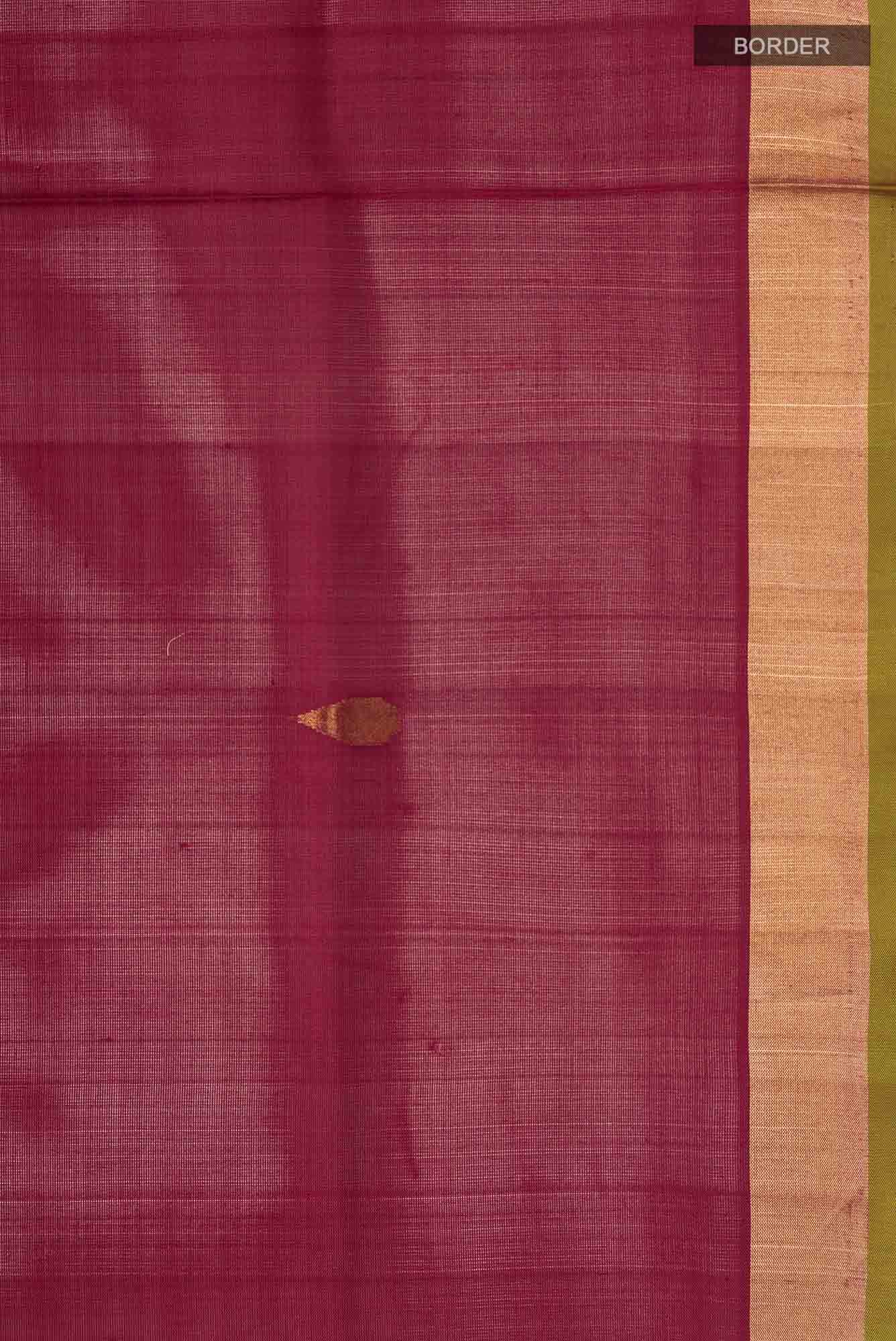 Maroon Uppada Silk Saree