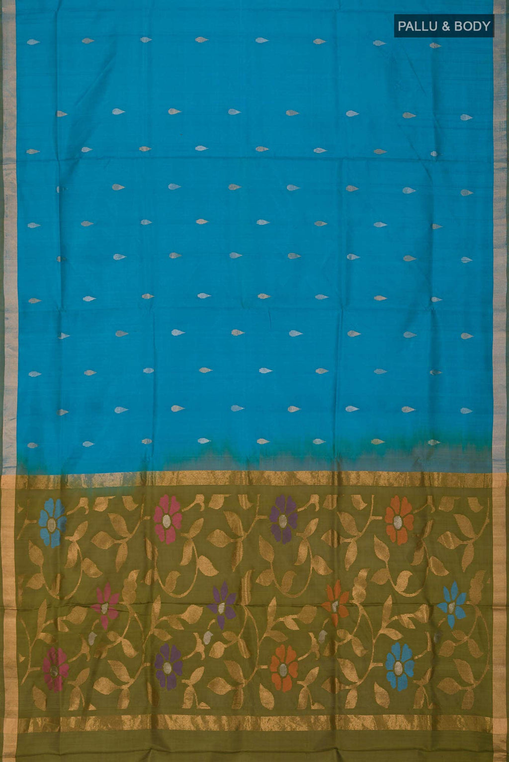 Blue Uppada Silk Saree