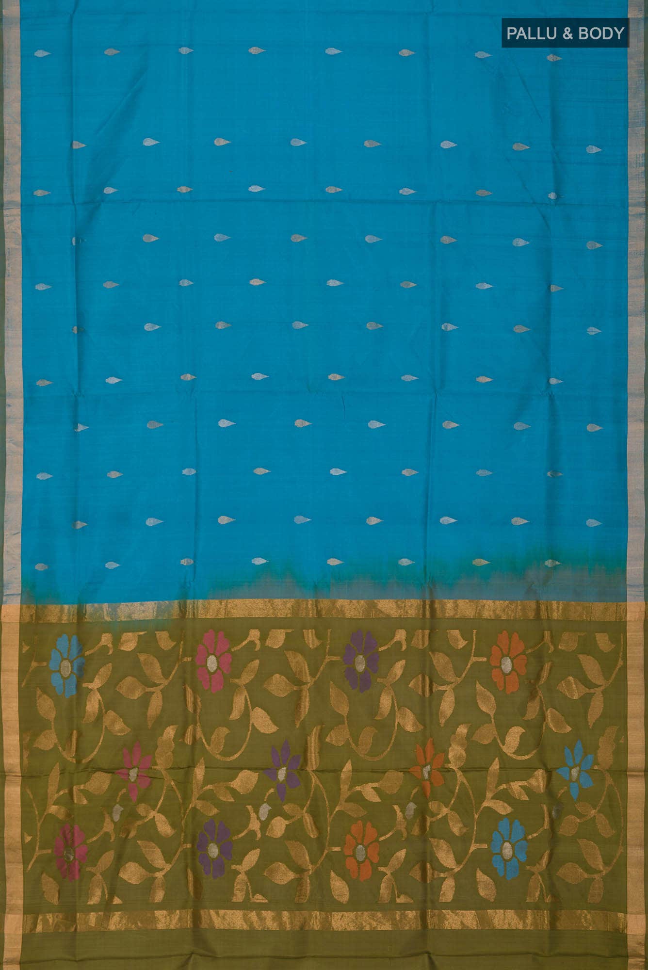 Blue Uppada Silk Saree