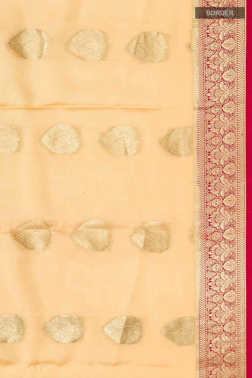 Yellow Mysore Crepe Saree