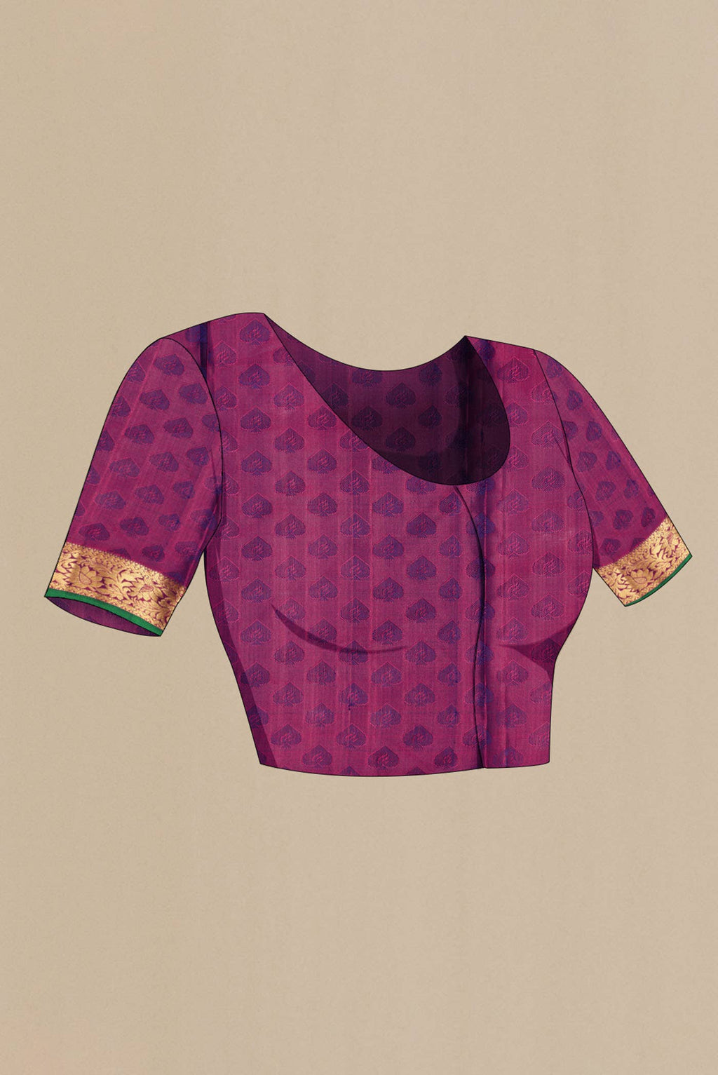Blue Kanchipuram Silk Saree