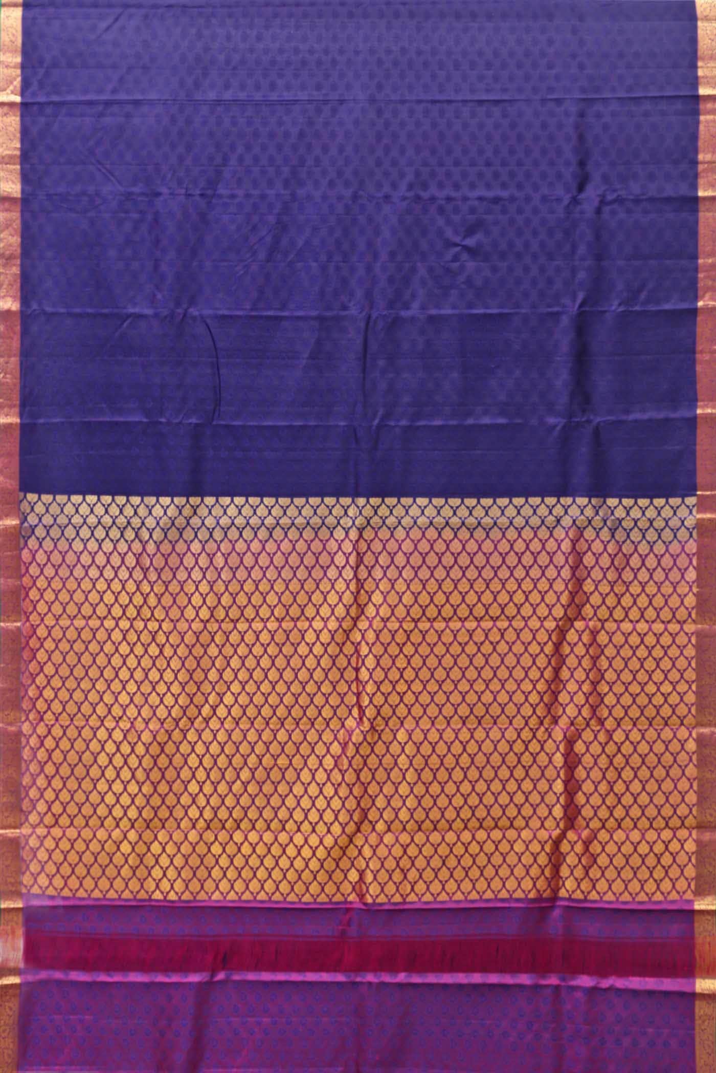Blue Kanchipuram Silk Saree
