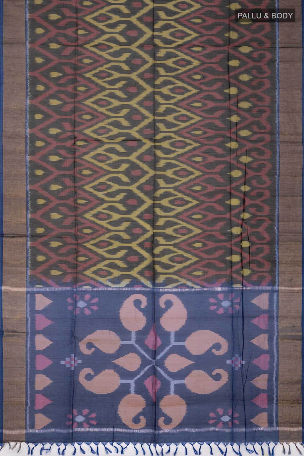 Black Silk Cotton Saree