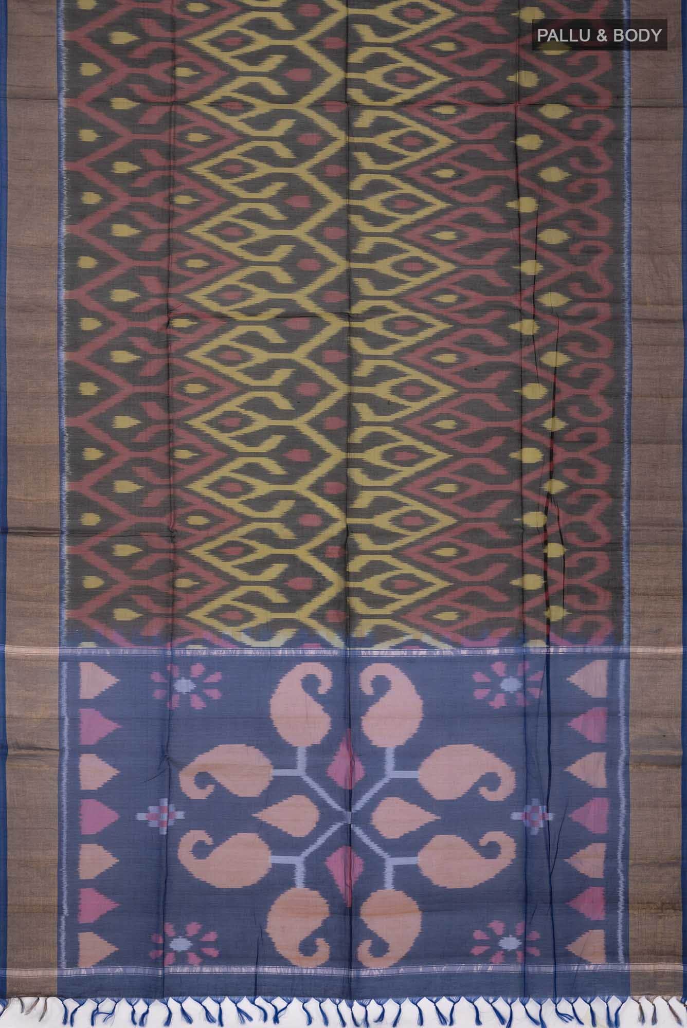 Black Silk Cotton Saree