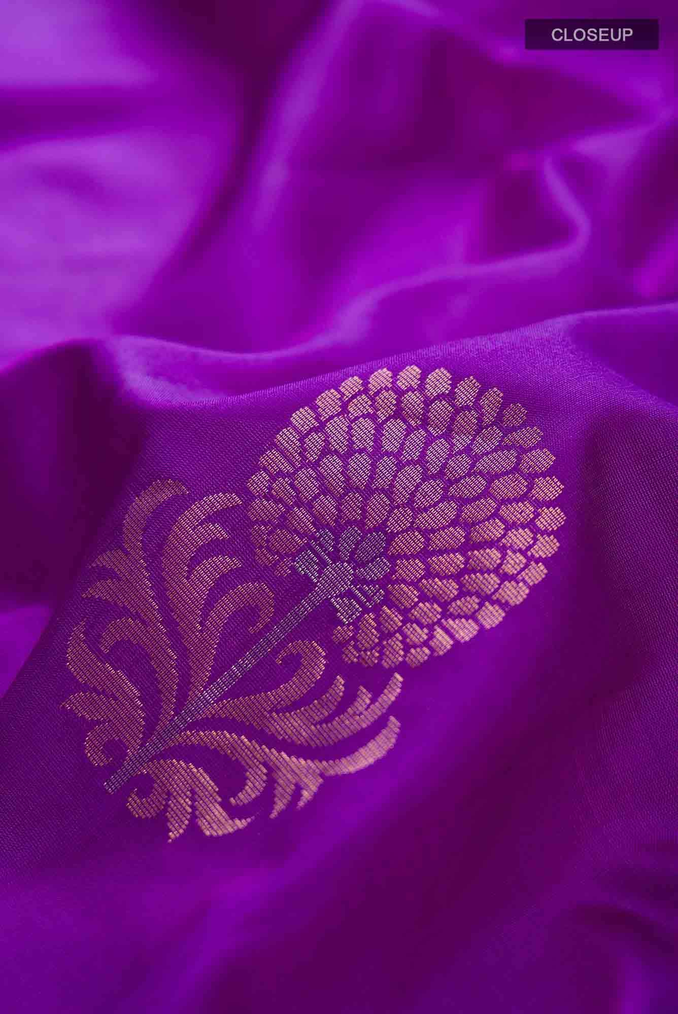 Purple Soft Silk Saree
