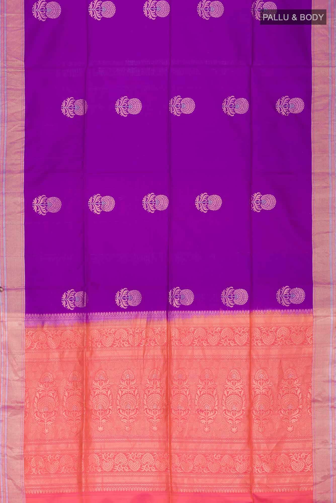 Purple Soft Silk Saree