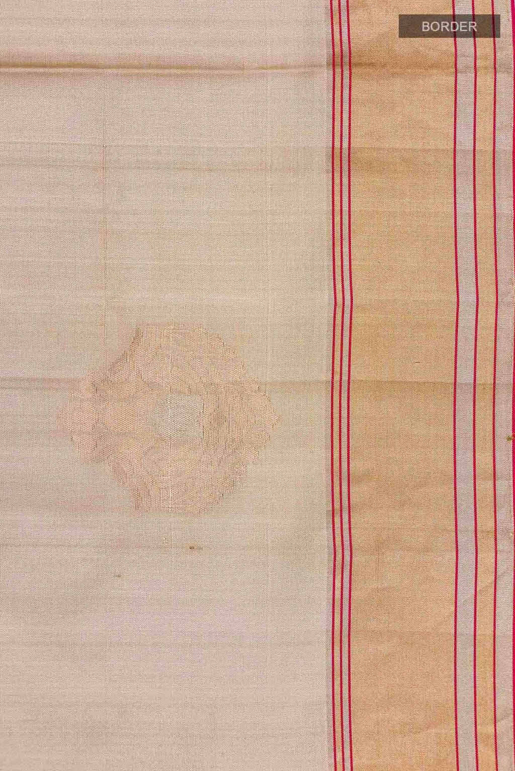 Beige Soft Silk Saree
