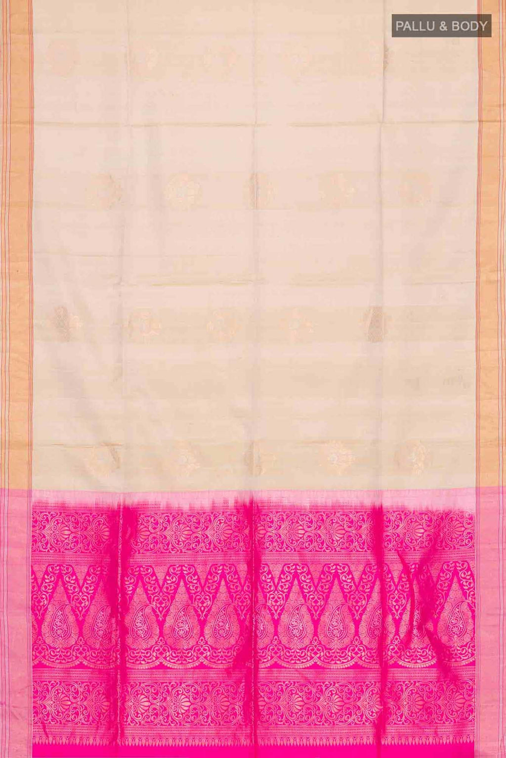 Beige Soft Silk Saree