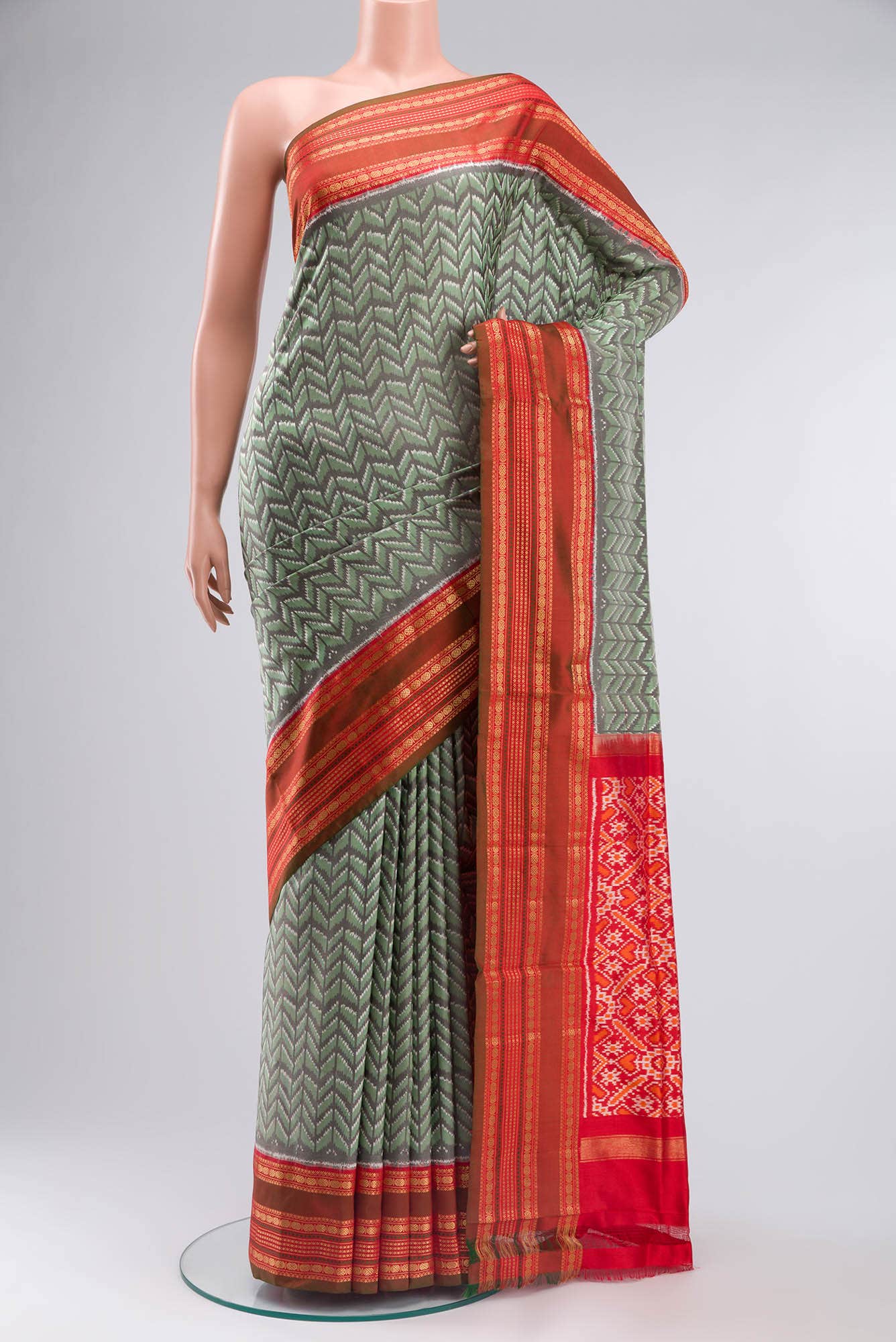 Multi Pochampally Silk Saree