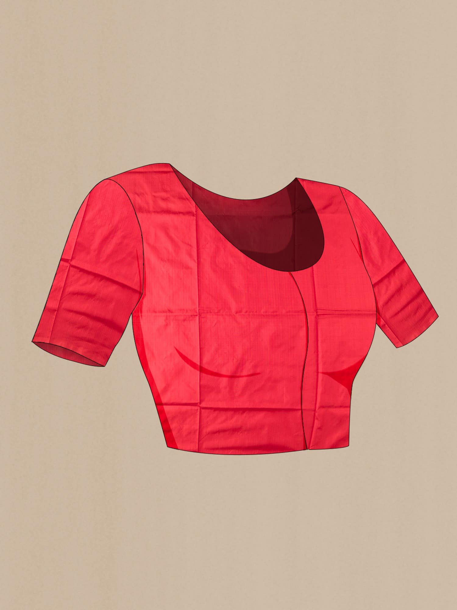 Sandal Pochampally Silk Saree