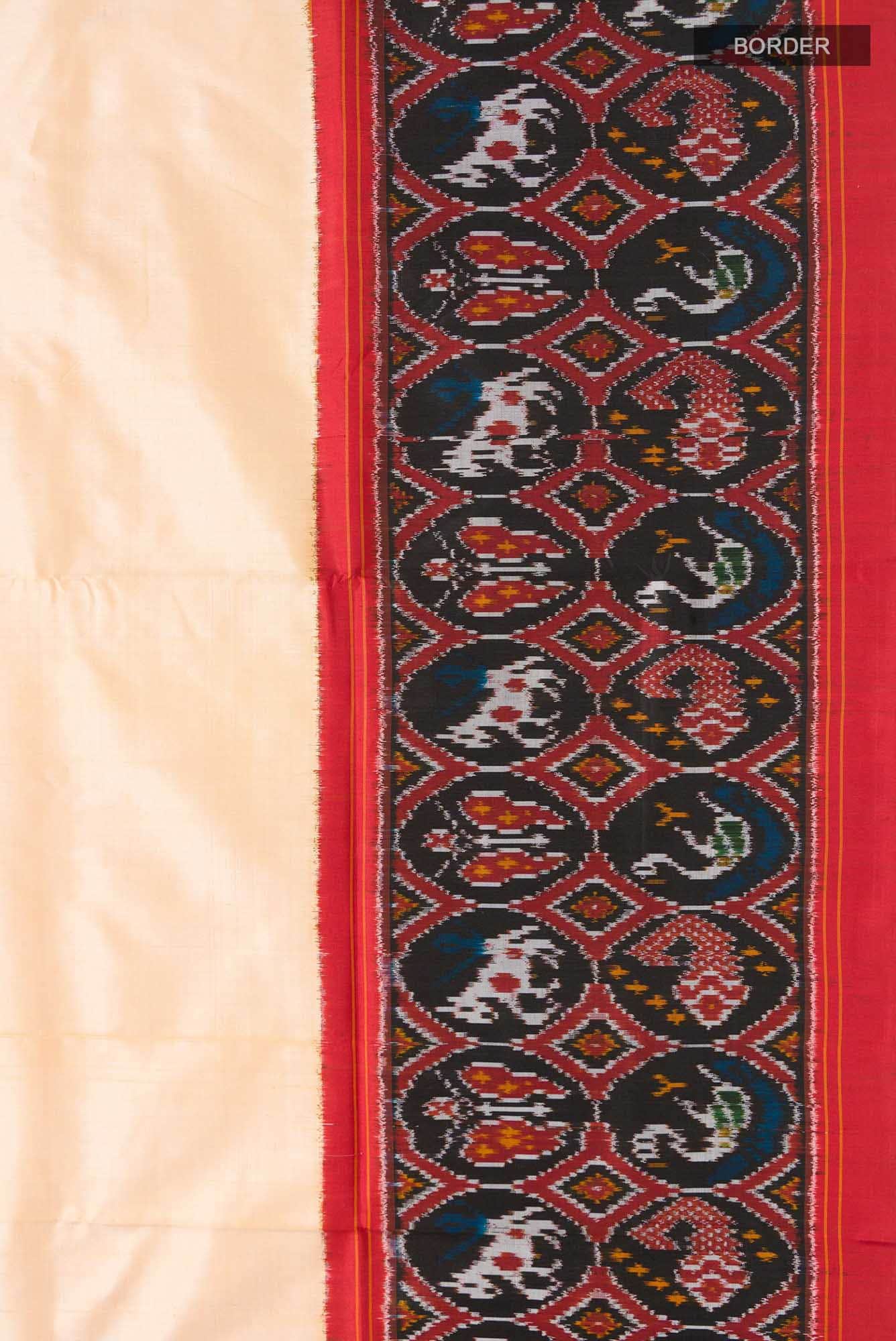 Sandal Pochampally Silk Saree
