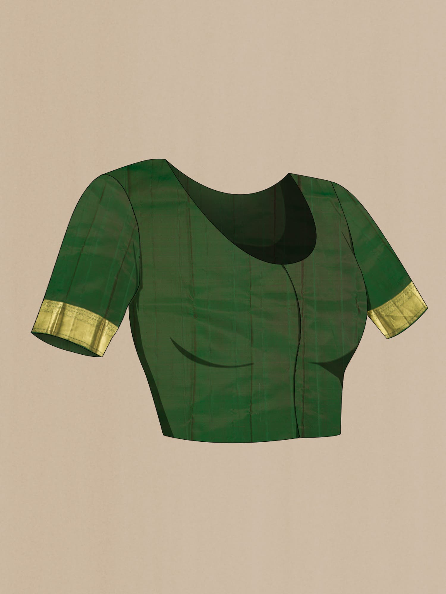 Green Kanchipuram Silk Saree