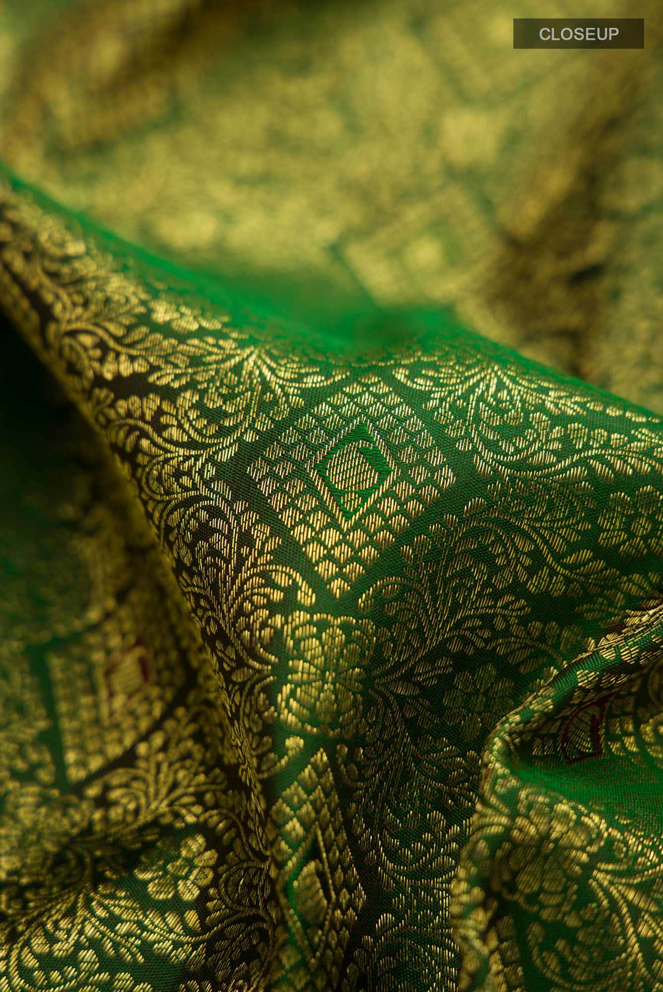 Green Kanchipuram Silk Saree