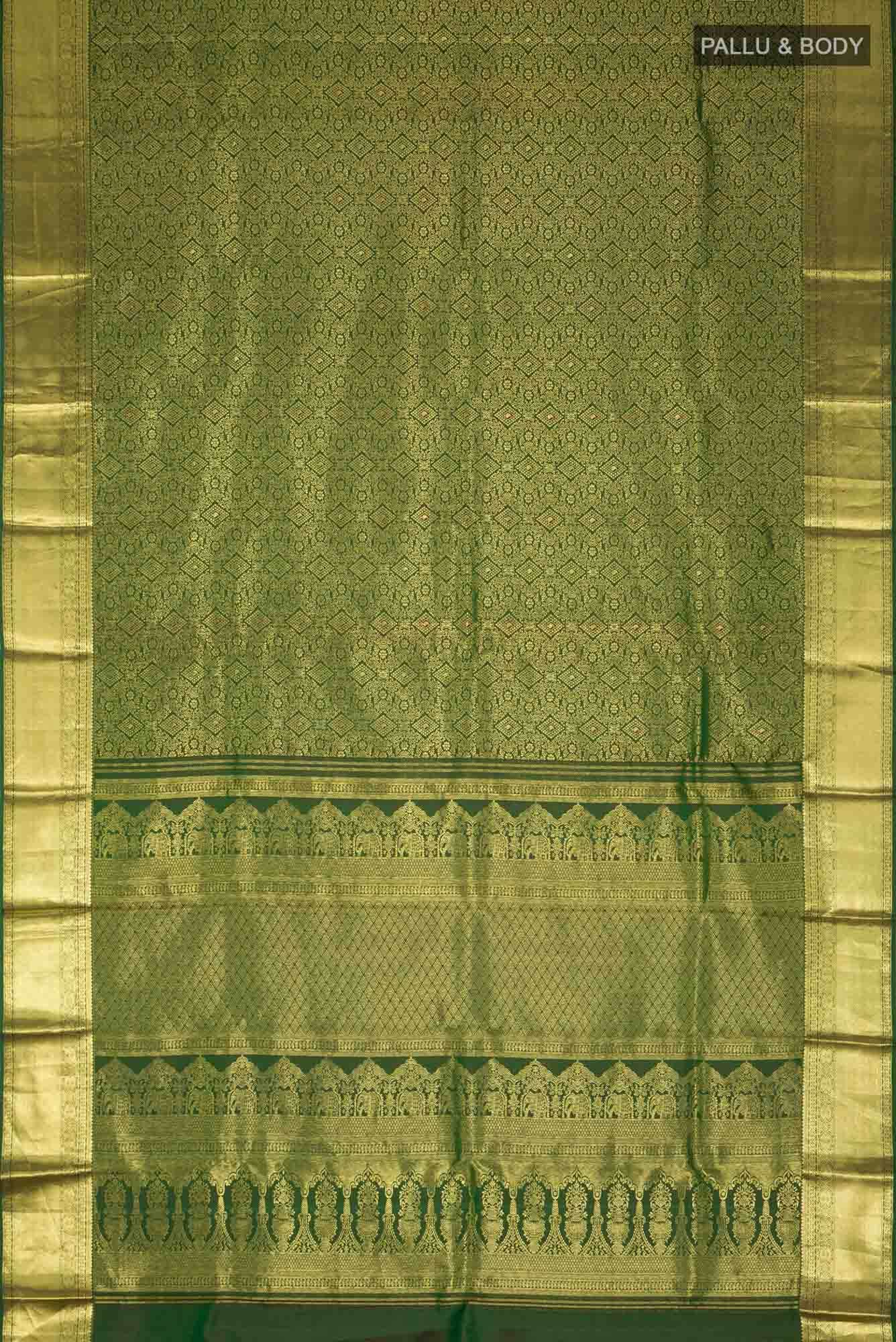 Green Kanchipuram Silk Saree