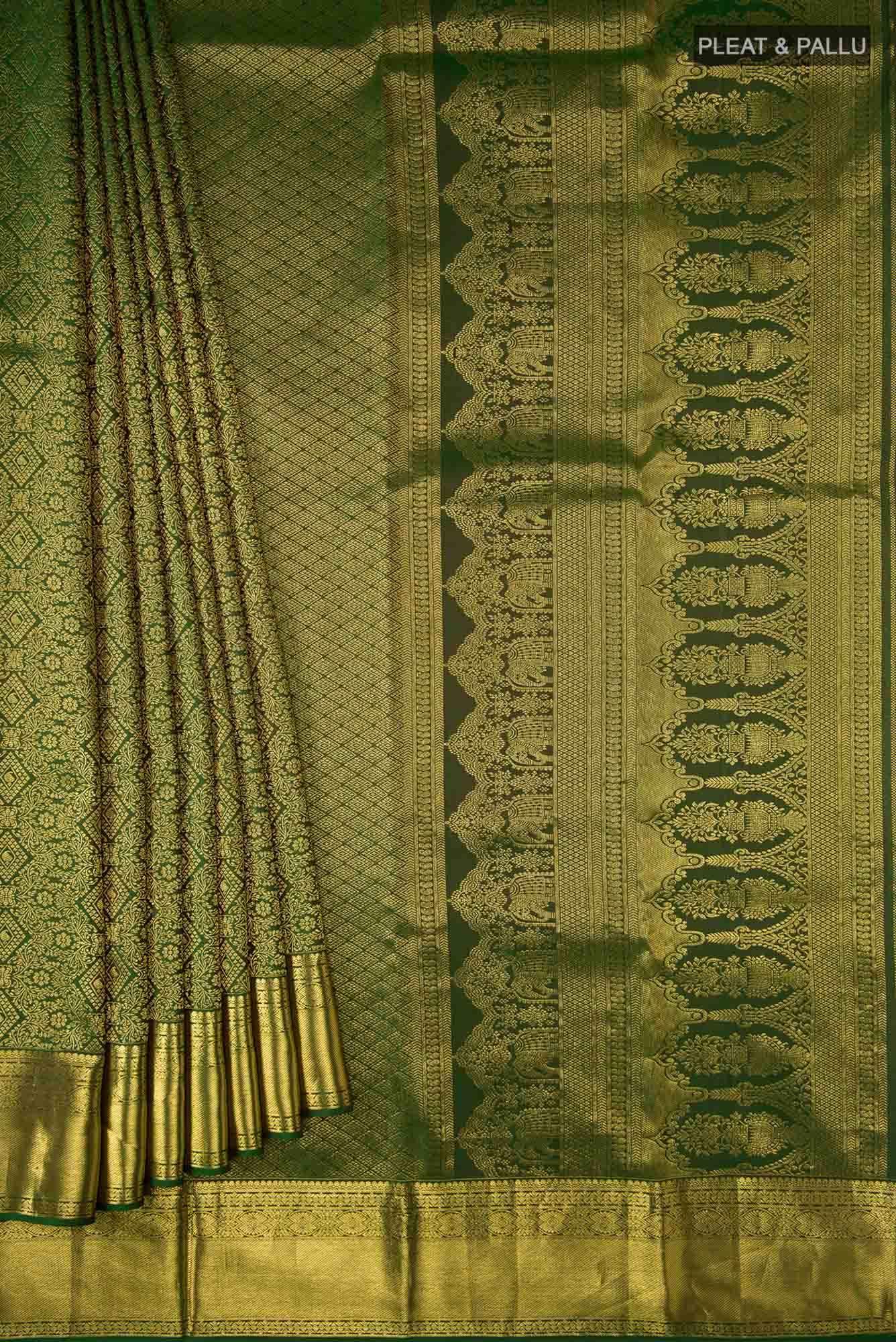Green Kanchipuram Silk Saree
