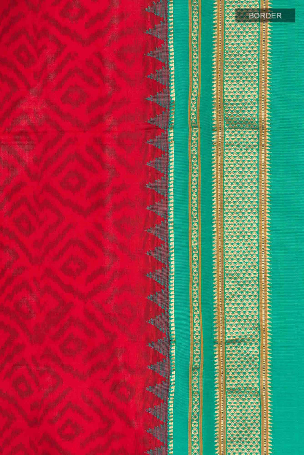 Red Bangalore Silk Saree