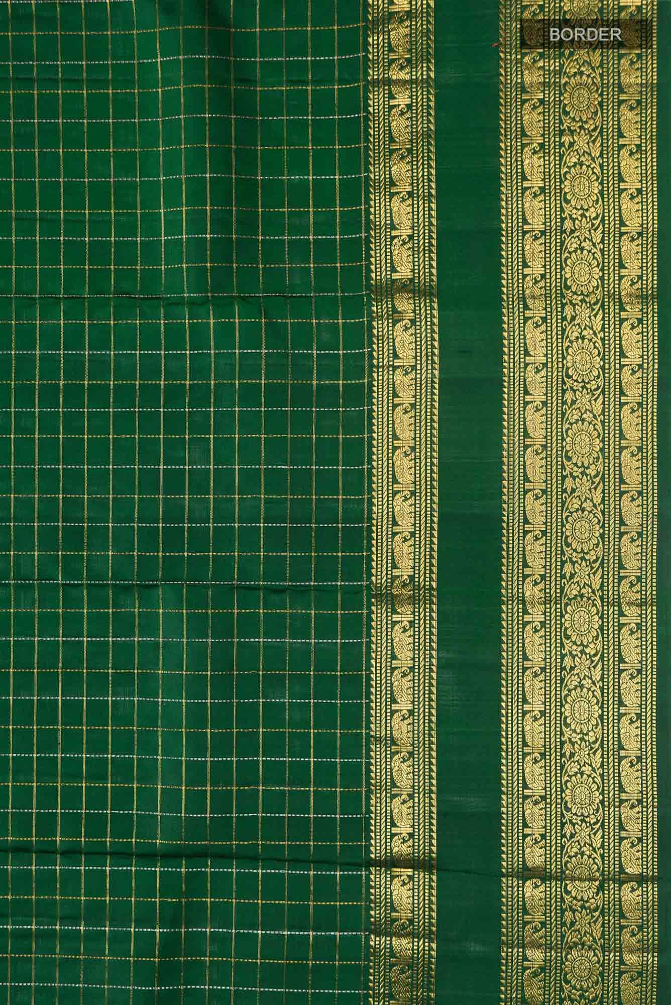 Green Kanchipuram Silk Saree