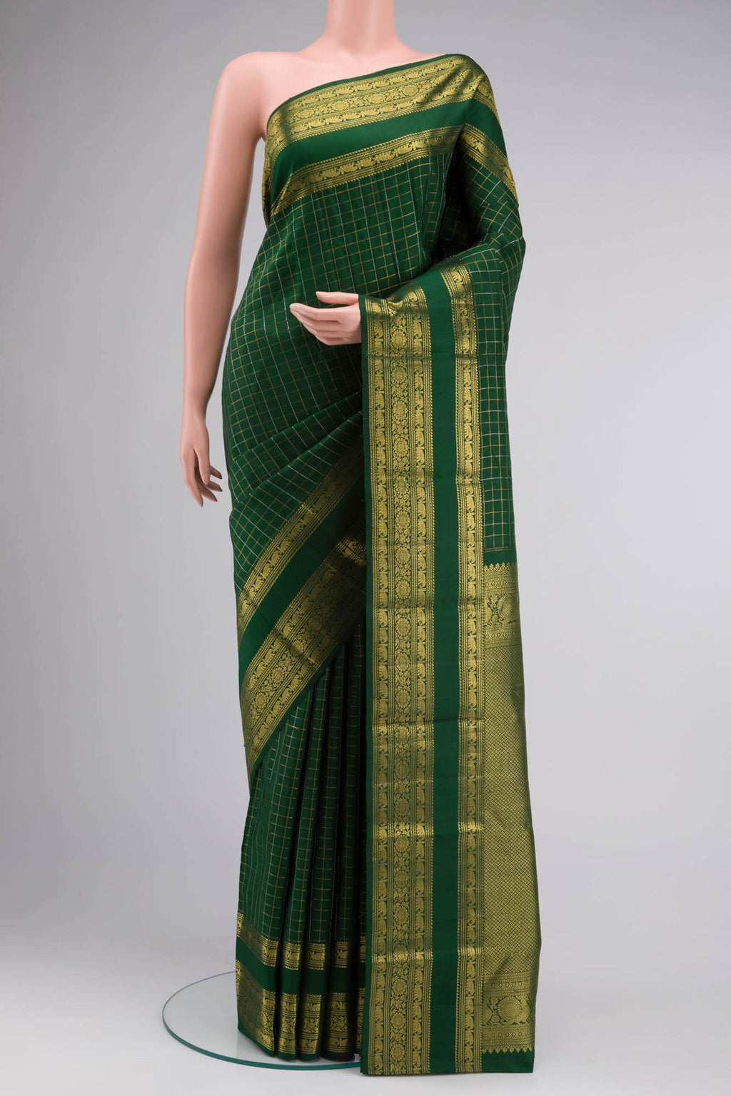 Green Kanchipuram Silk Saree