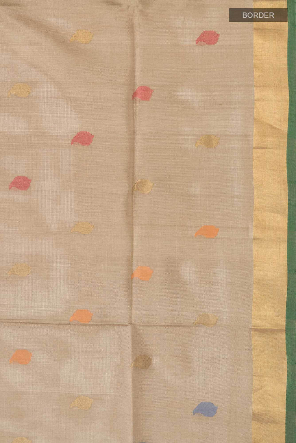 Beige Uppada Silk Saree