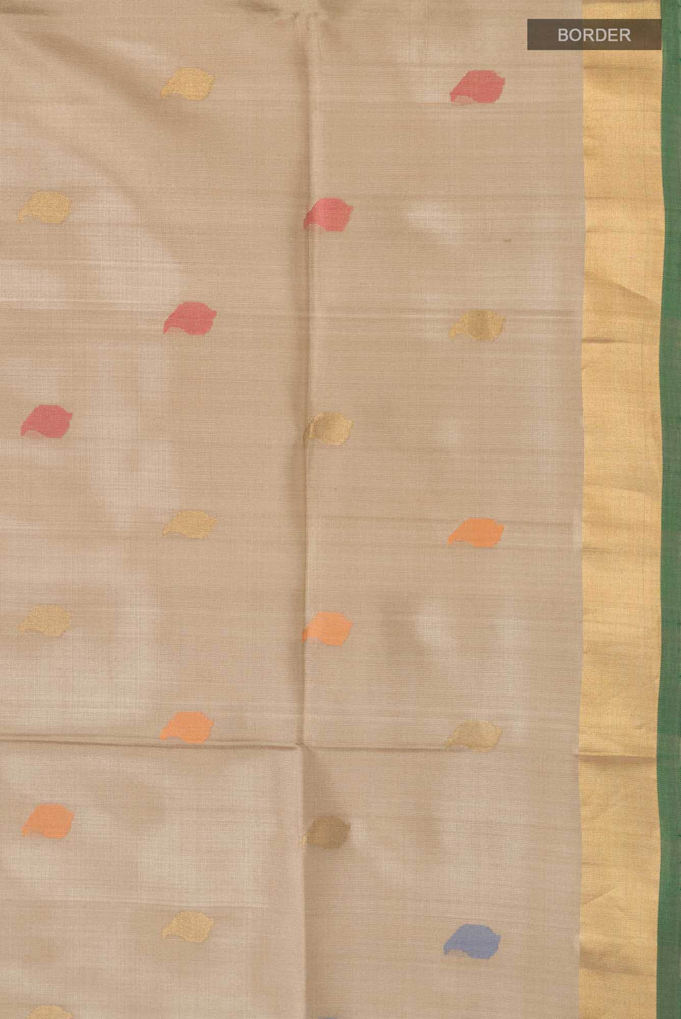 Beige Uppada Silk Saree