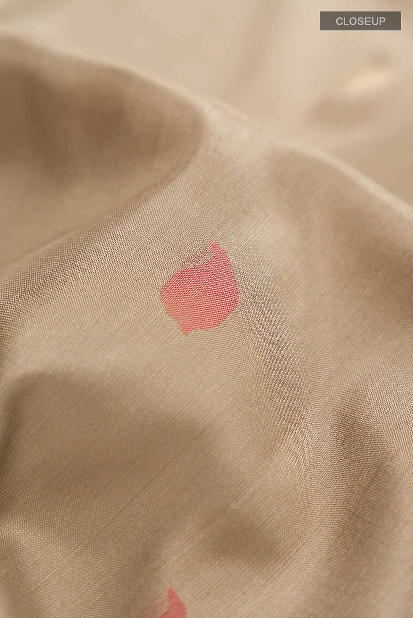 Beige Uppada Silk Saree