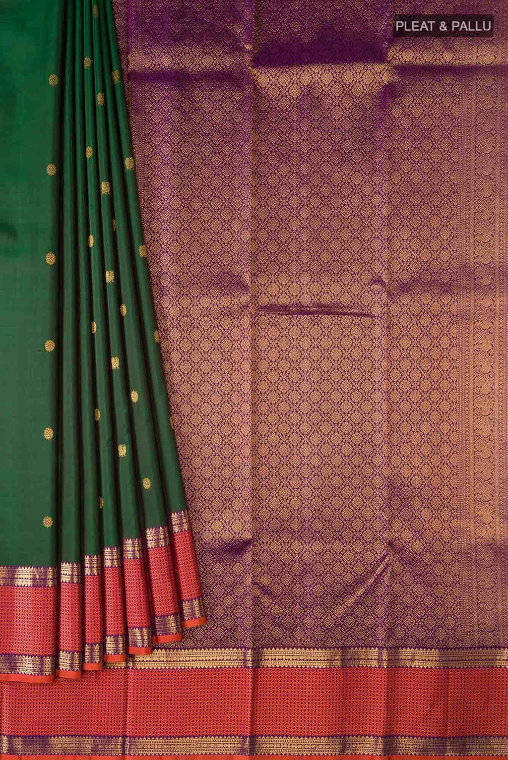 Green Kanchipuram Silk Saree