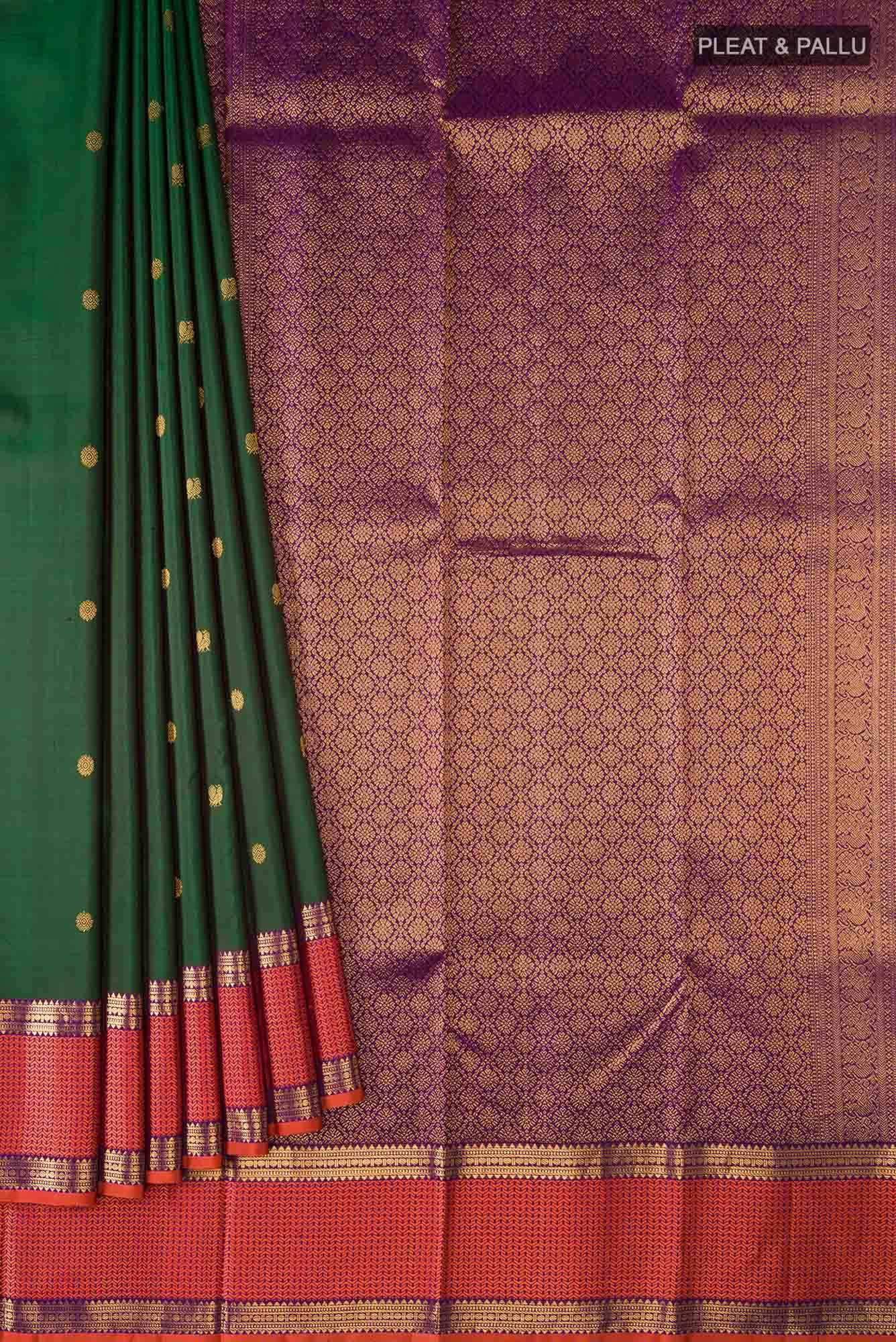 Green Kanchipuram Silk Saree