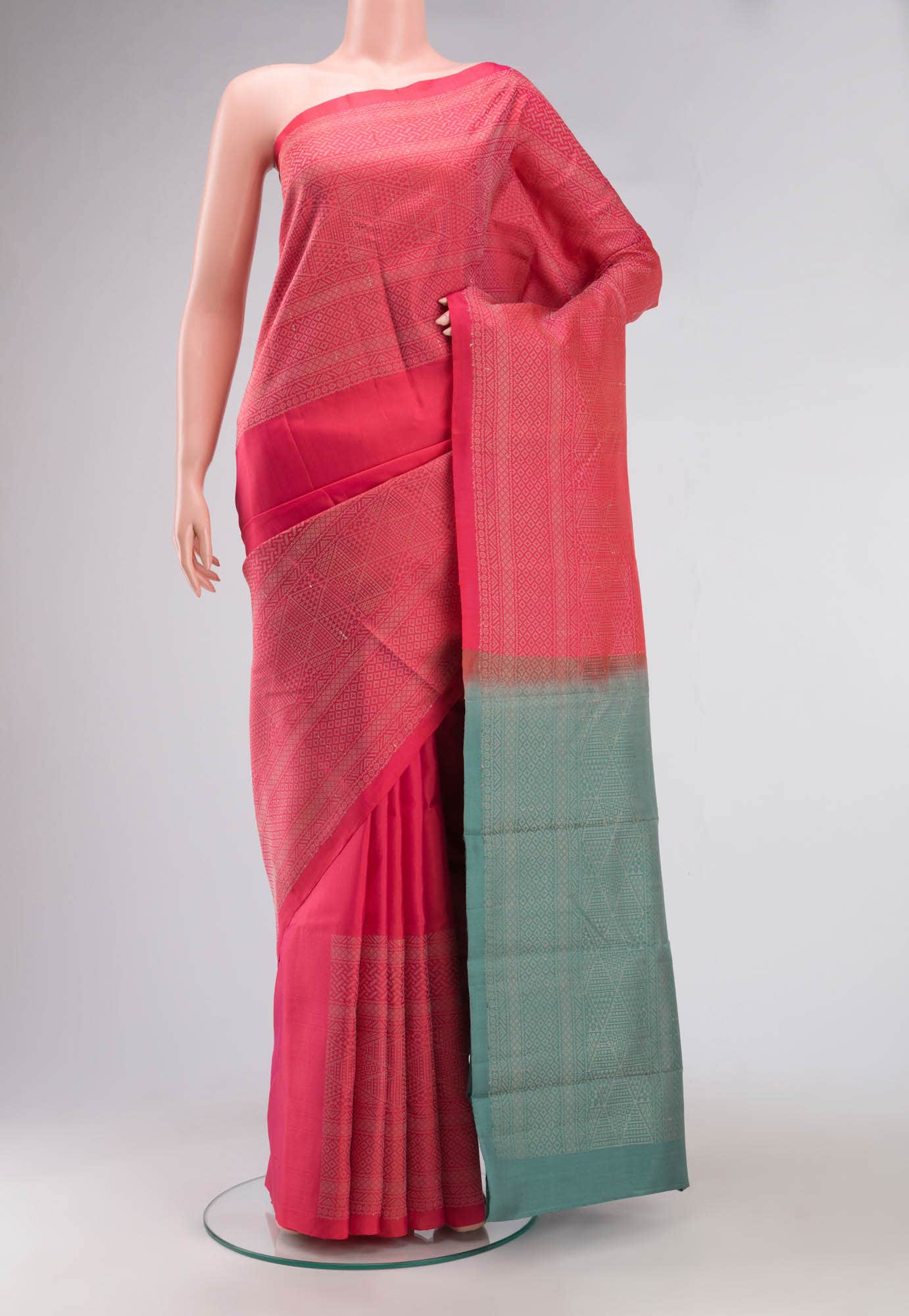 Pink Soft Silk Saree