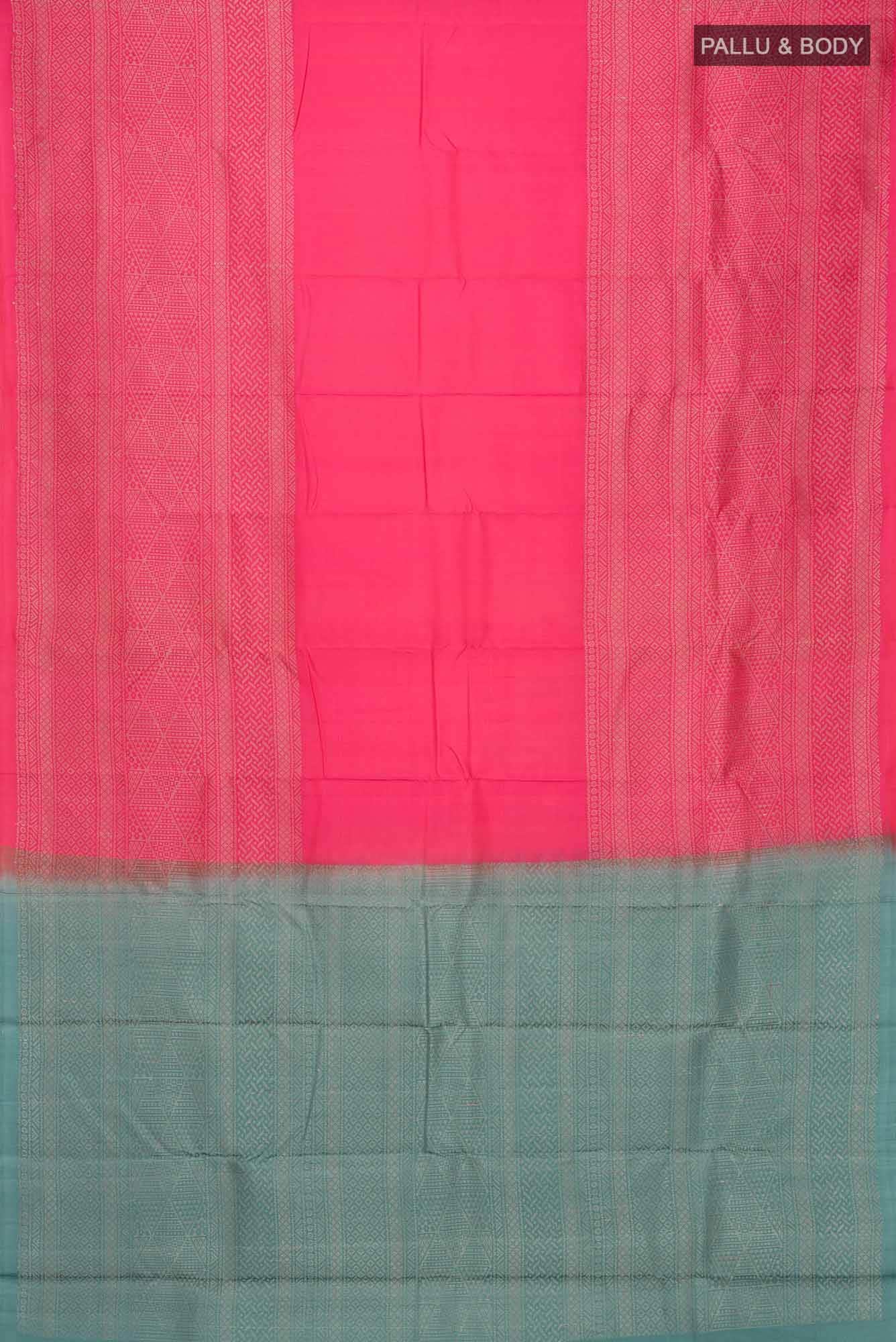 Pink Soft Silk Saree