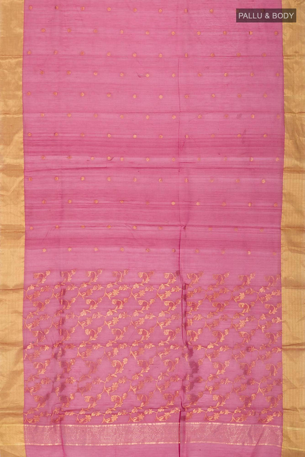 Maroon Chanderi Silk Cotton Saree