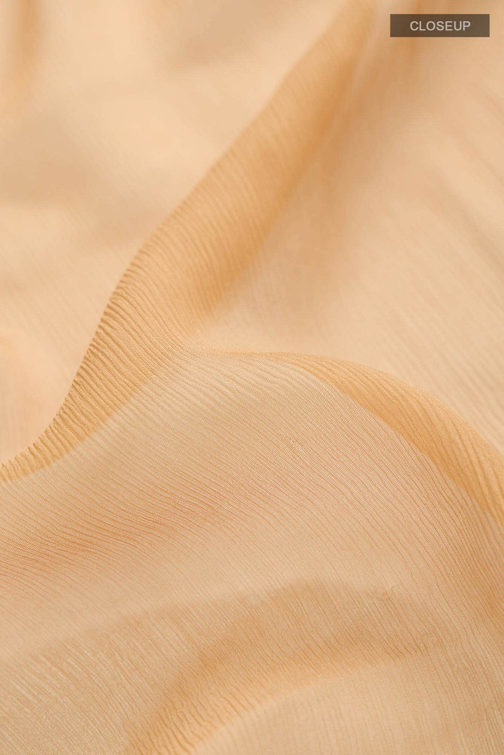Brown Mysore Chiffon Saree