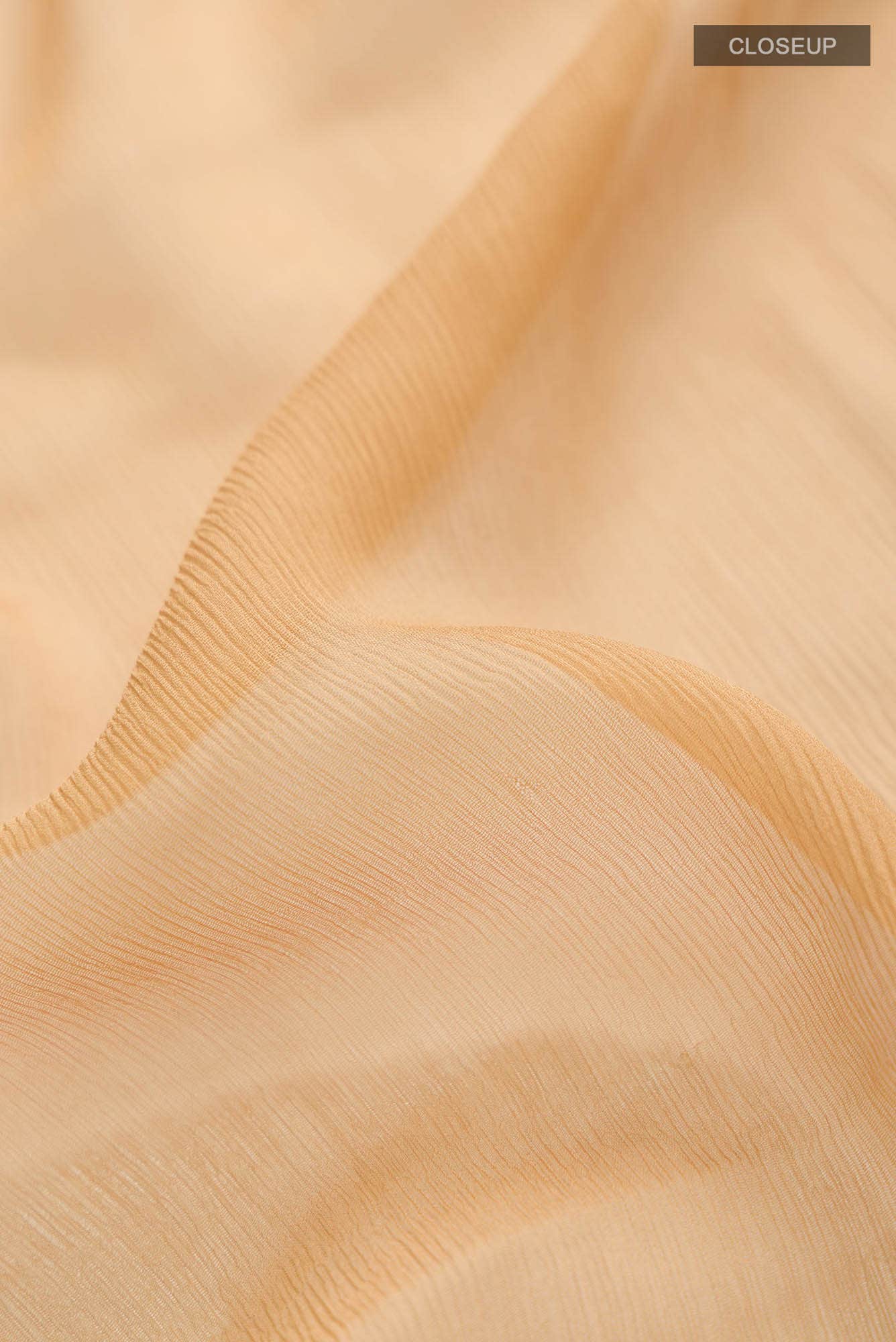 Brown Mysore Chiffon Saree