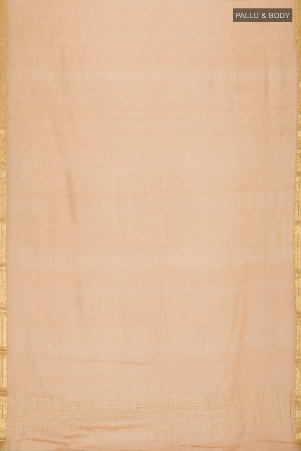 Brown Mysore Chiffon Saree