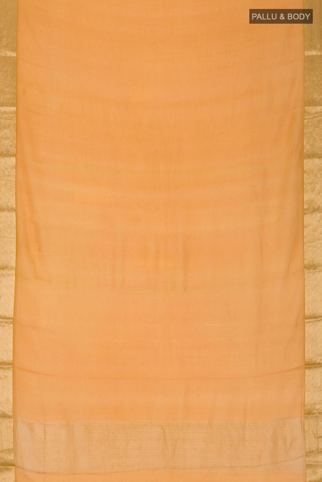 Mustard Mysore Chiffon Saree