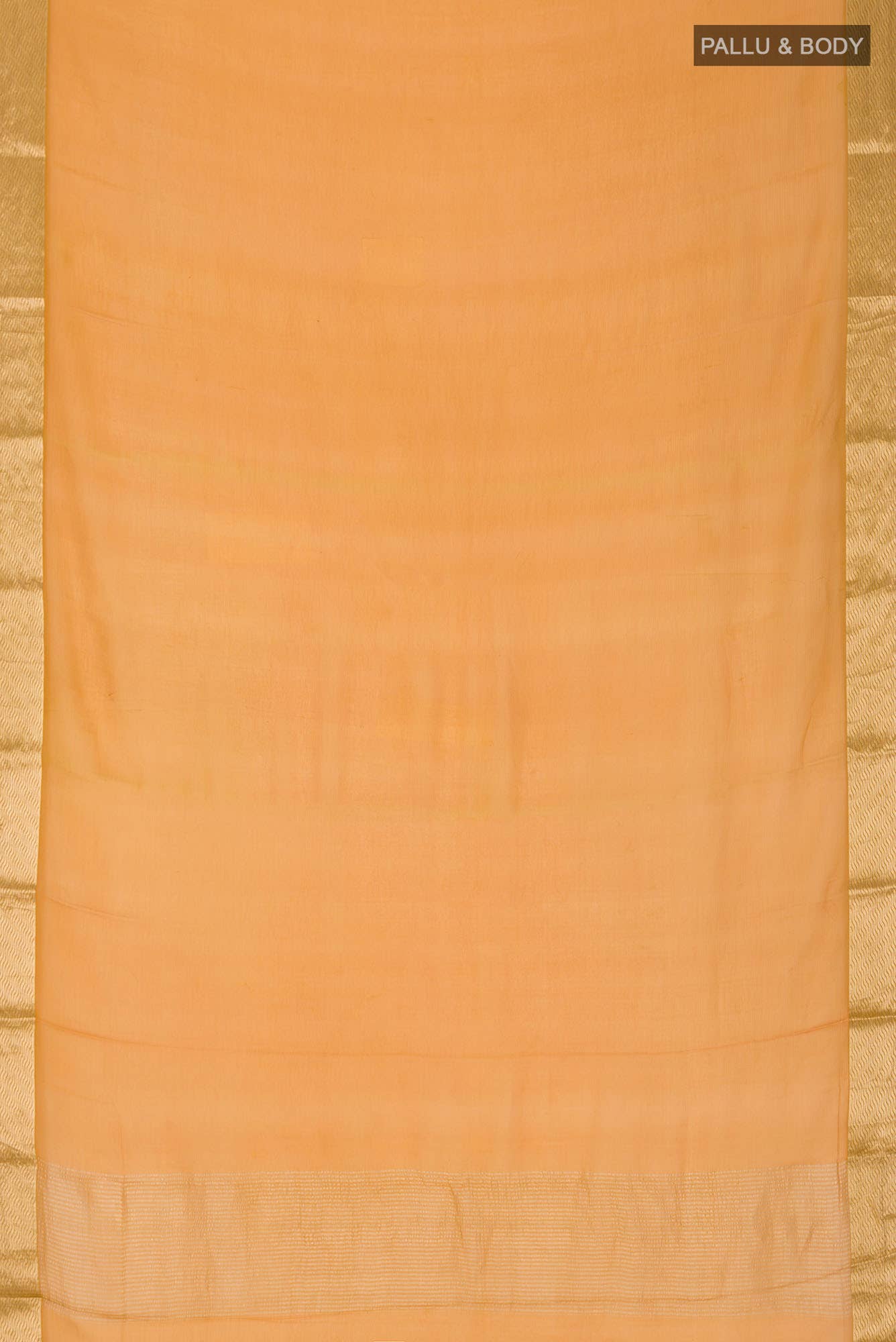 Mustard Mysore Chiffon Saree